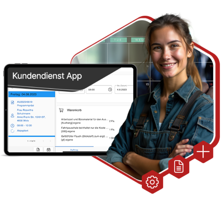 Kaufmann Kundendienst App