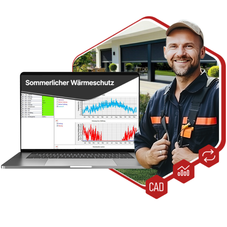 Energieberater Österreich Zusatzmodul "sommerlicher Wärmeschutz" - Vollversion