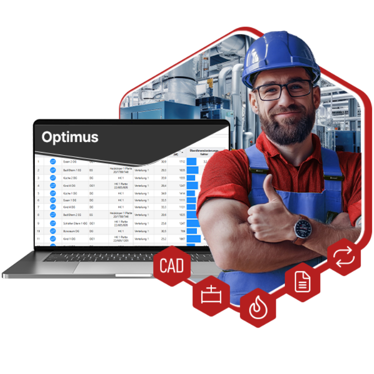 Optimus 2026 inkl. Wärmepumpencheck - Vollversion