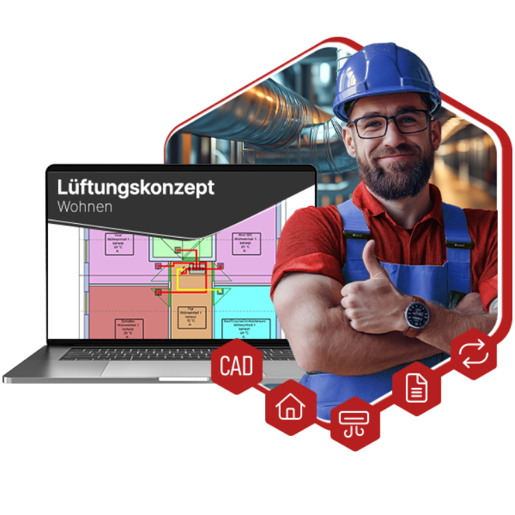 Lüftungskonzept Wohnen - Vollversion